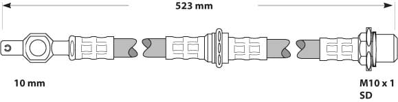 BRAKE FLEXIBLE HOSE EACH