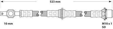 BRAKE FLEXIBLE HOSE EACH