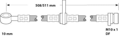 BRAKE FLEXIBLE HOSE EACH