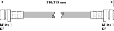 BRAKE FLEXIBLE HOSE EACH