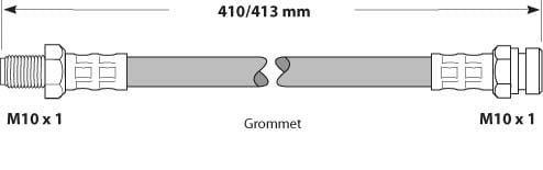 BRAKE FLEXIBLE HOSE EACH