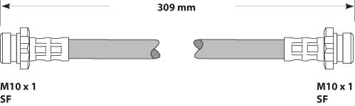 BRAKE FLEXIBLE HOSE EACH