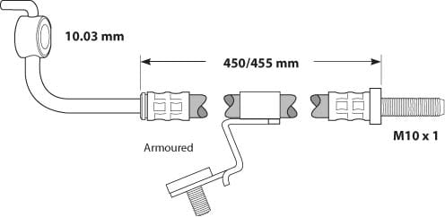 BRAKE FLEXIBLE HOSE EACH