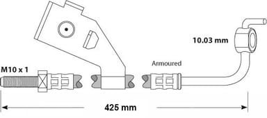 BRAKE FLEXIBLE HOSE EACH