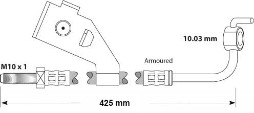 BRAKE FLEXIBLE HOSE EACH