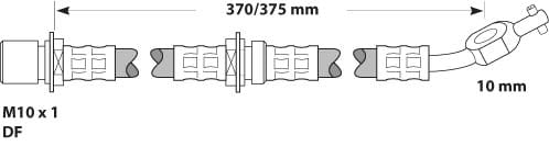BRAKE FLEXIBLE HOSE EACH