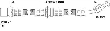 BRAKE FLEXIBLE HOSE EACH