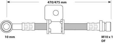 BRAKE FLEXIBLE HOSE EACH