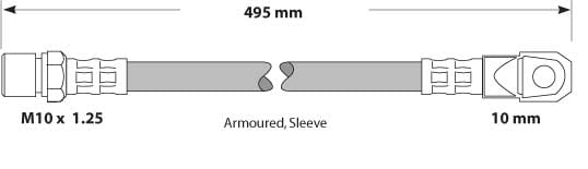 BRAKE FLEXIBLE HOSE EACH