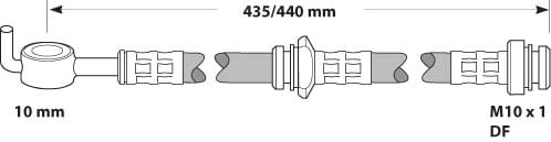BRAKE FLEXIBLE HOSE EACH