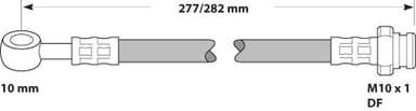 BRAKE FLEXIBLE HOSE EACH