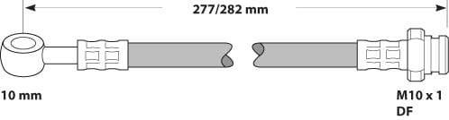 BRAKE FLEXIBLE HOSE EACH