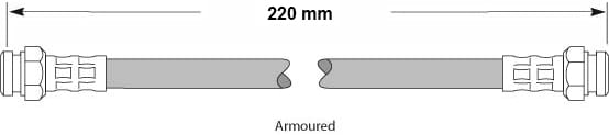 BRAKE FLEXIBLE HOSE EACH