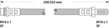 BRAKE FLEXIBLE HOSE EACH
