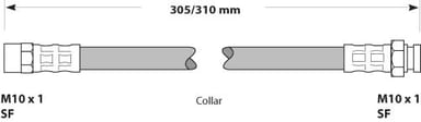 BRAKE FLEXIBLE HOSE EACH