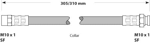 BRAKE FLEXIBLE HOSE EACH