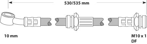 BRAKE FLEXIBLE HOSE EACH