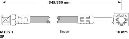 BRAKE FLEXIBLE HOSE EACH