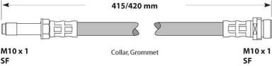 BRAKE FLEXIBLE HOSE EACH