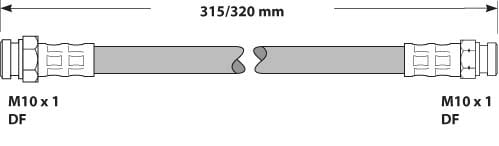 BRAKE FLEXIBLE HOSE EACH