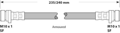 BRAKE FLEXIBLE HOSE EACH