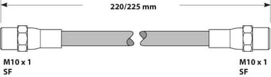 BRAKE FLEXIBLE HOSE EACH