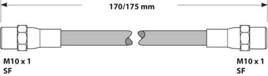 BRAKE FLEXIBLE HOSE EACH