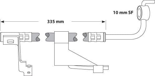 BRAKE FLEXIBLE HOSE EACH