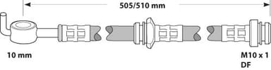 BRAKE FLEXIBLE HOSE EACH