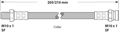 BRAKE FLEXIBLE HOSE EACH