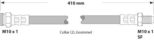 BRAKE FLEXIBLE HOSE EACH