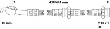 BRAKE FLEXIBLE HOSE EACH