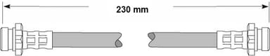 BRAKE FLEXIBLE HOSE EACH