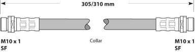 BRAKE FLEXIBLE HOSE EACH
