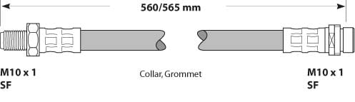 BRAKE FLEXIBLE HOSE EACH