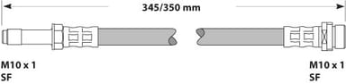 BRAKE FLEXIBLE HOSE EACH