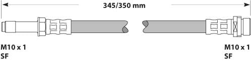 BRAKE FLEXIBLE HOSE EACH