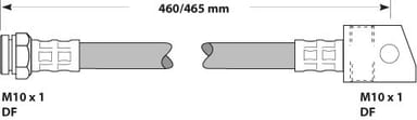 BRAKE FLEXIBLE HOSE EACH