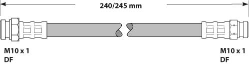 BRAKE FLEXIBLE HOSE EACH