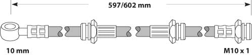 BRAKE FLEXIBLE HOSE EACH