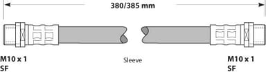 BRAKE FLEXIBLE HOSE EACH