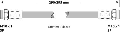 BRAKE FLEXIBLE HOSE EACH