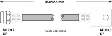 BRAKE FLEXIBLE HOSE EACH