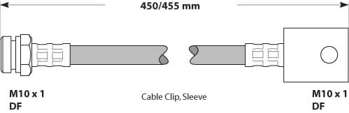 BRAKE FLEXIBLE HOSE EACH