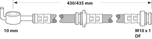 BRAKE FLEXIBLE HOSE EACH