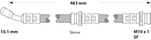 BRAKE FLEXIBLE HOSE EACH