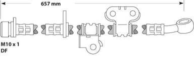 BRAKE FLEXIBLE HOSE EACH