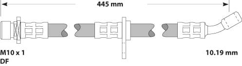 BRAKE FLEXIBLE HOSE EACH