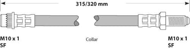 BRAKE FLEXIBLE HOSE EACH