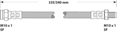 BRAKE FLEXIBLE HOSE EACH